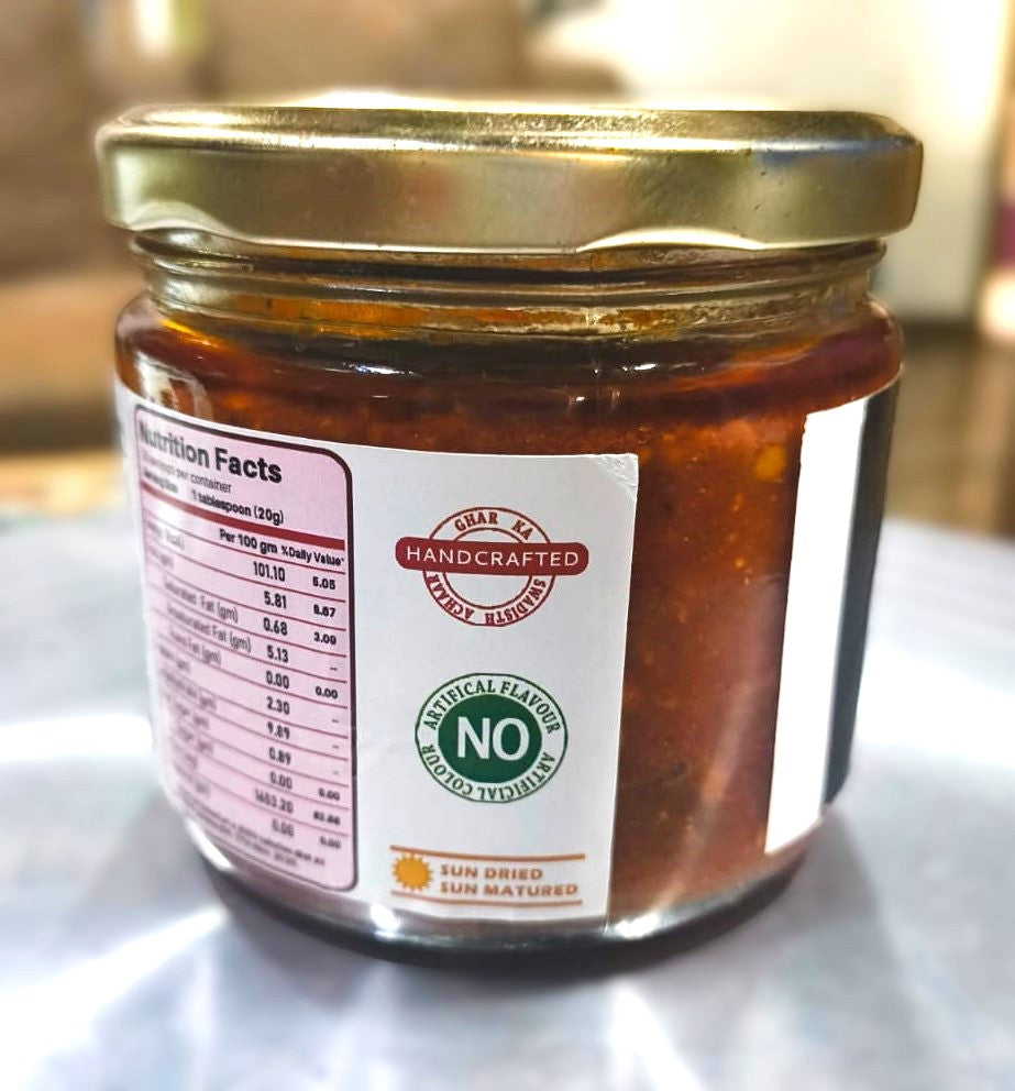 Ruby' Kitchen Red Chilli Crushed Pickle