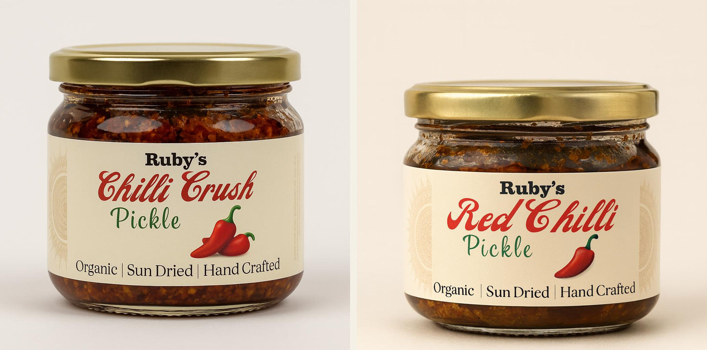 Chilli Combo – Stuffed & Crushed Red Chilli Pickle