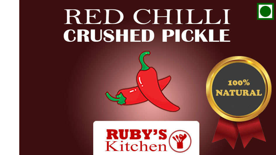 Ruby' Kitchen Red Chilli Crushed Pickle
