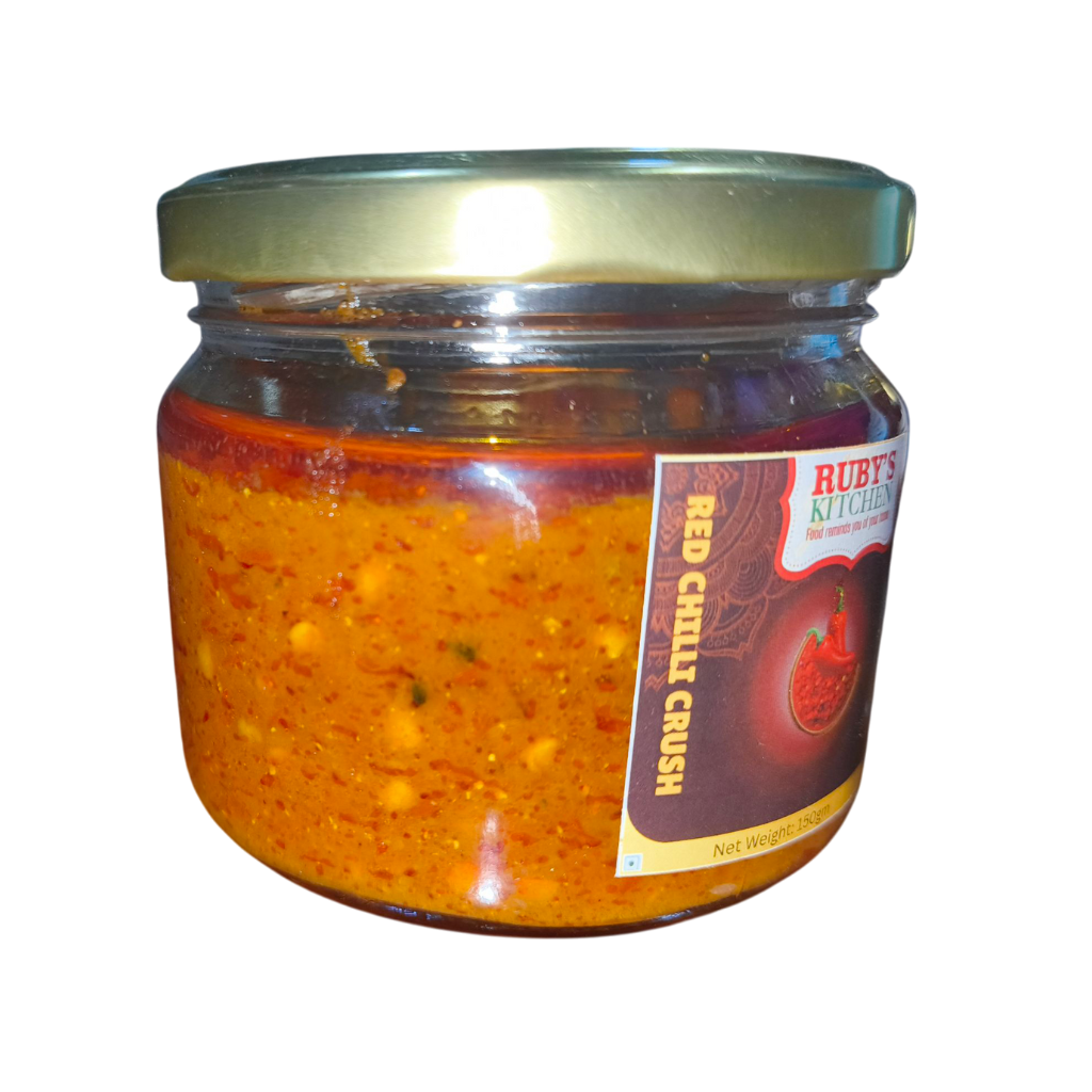 Ruby' Kitchen Red Chilli Crushed Pickle - 200 gm