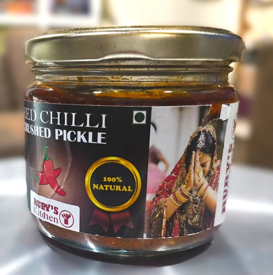 Ruby' Kitchen Red Chilli Crushed Pickle