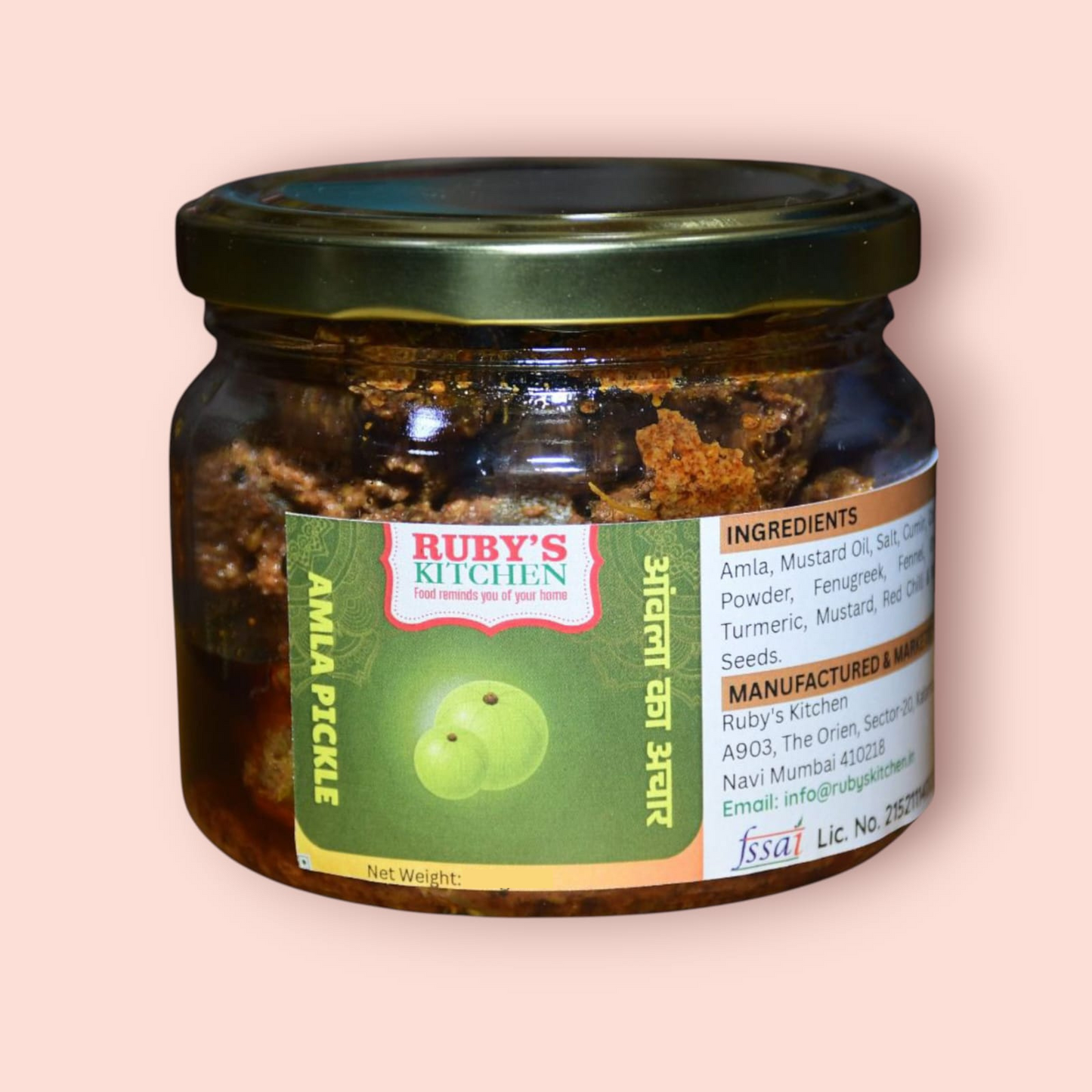 Ruby’s Kitchen Amla Pickle 150 Gm