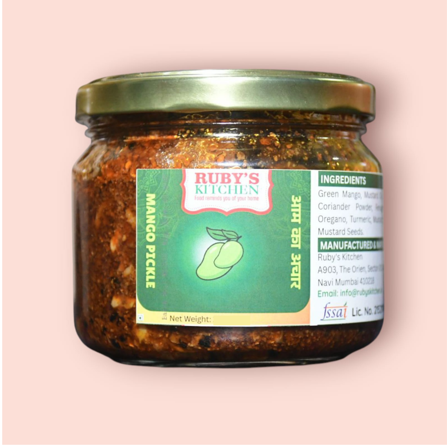 Ruby' Kitchen Mango Pickle - 150 gm