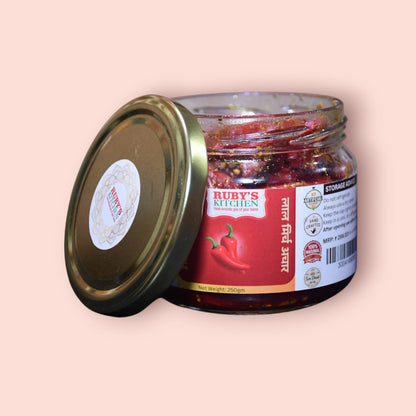 Ruby’s Kitchen Red Chilli Pickle 250Gm